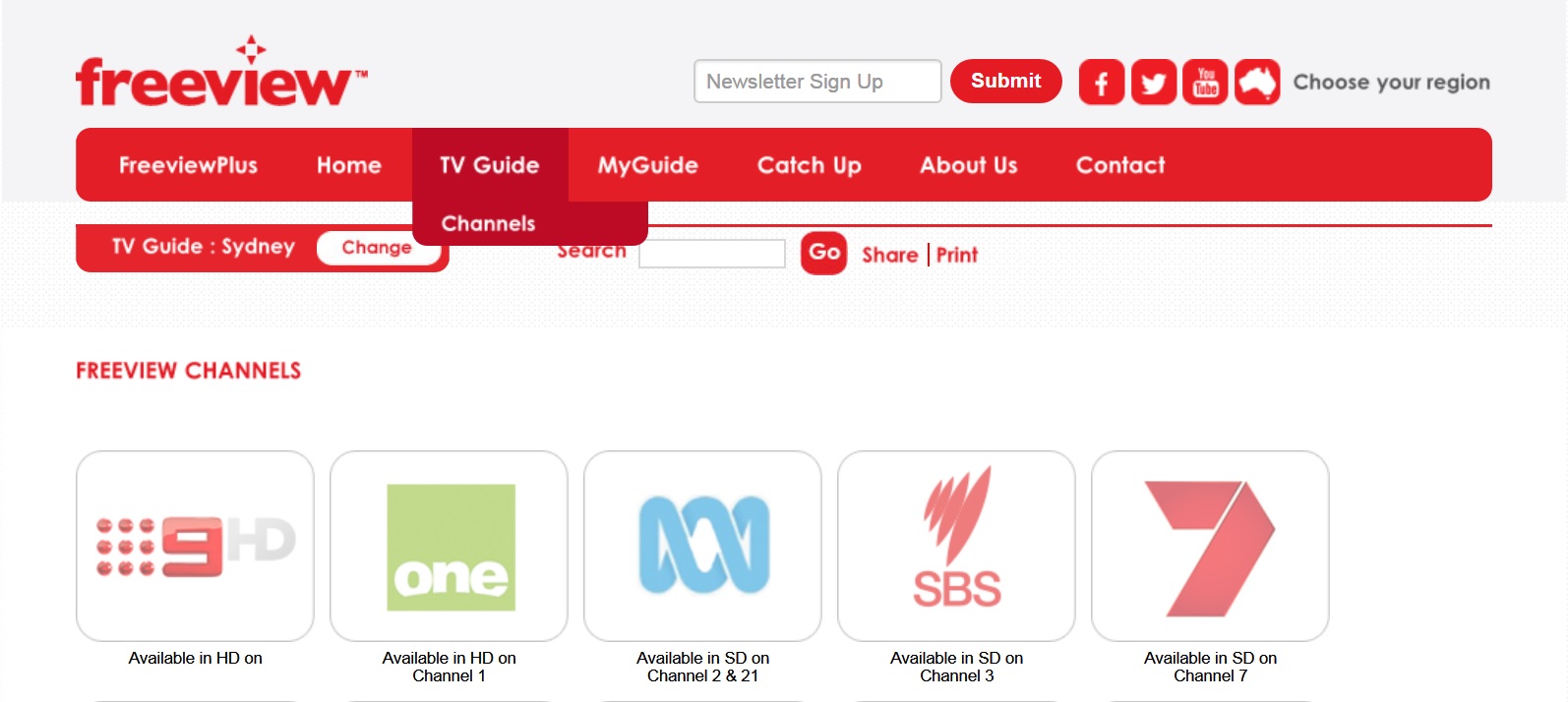 TV Channel Logos - Australian