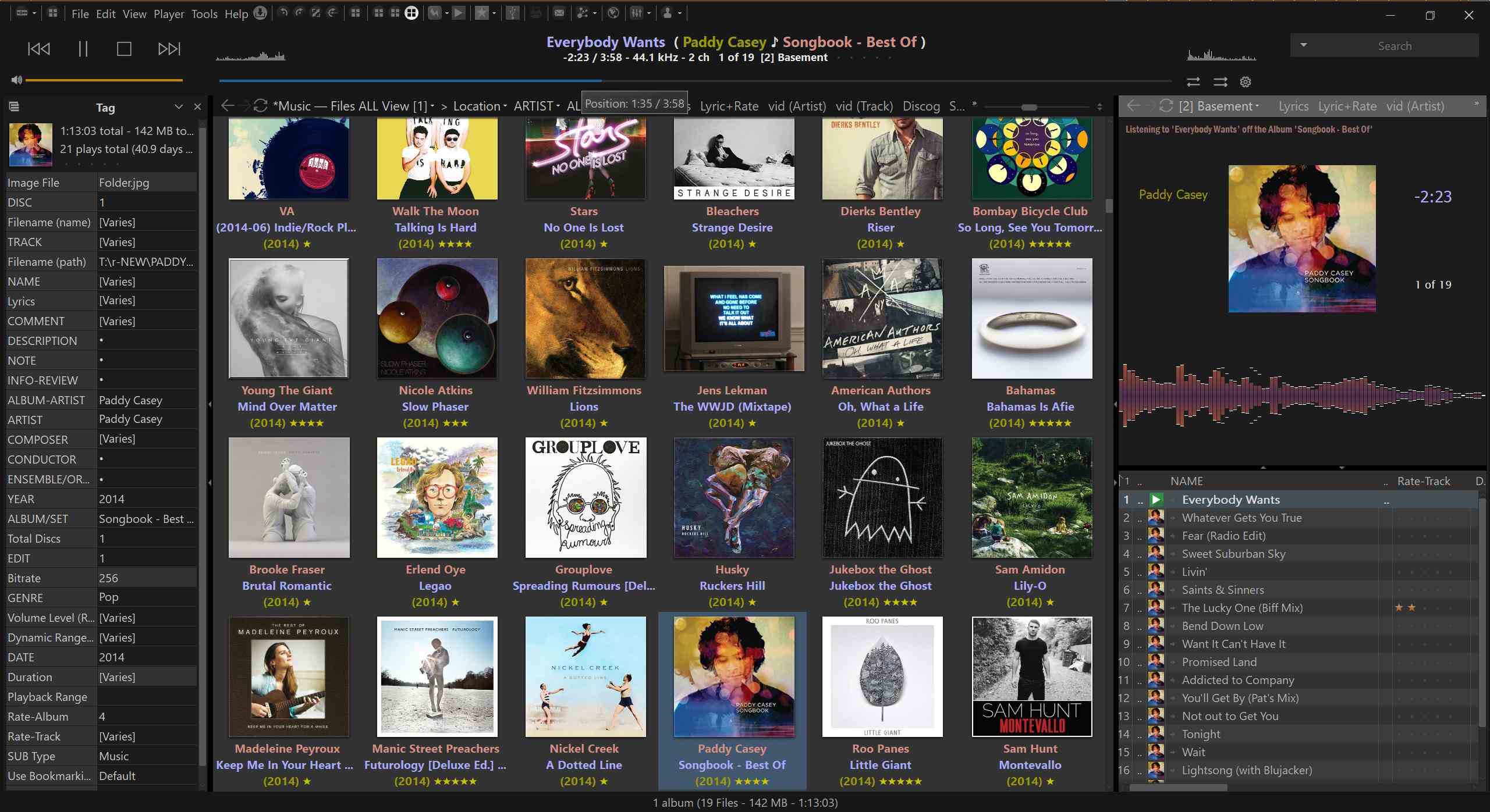 Now Playing Preferences, MusicBee Wiki